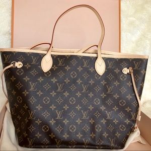 Louis Vuitton Neverfull mm Beige